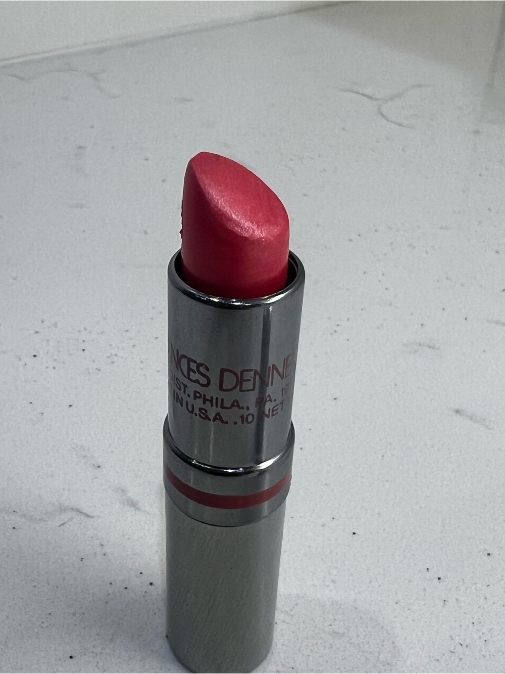 Frances Denney Vintage Collectible Lipstick Softshell Pink Lasting Lipcolor